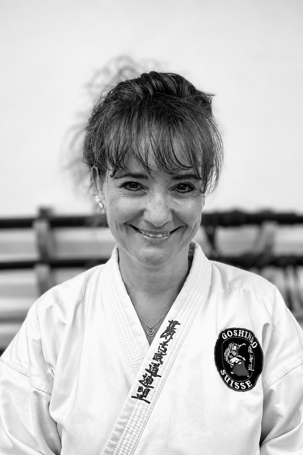 Trainerin des Goshindokan Liestal im Dojo