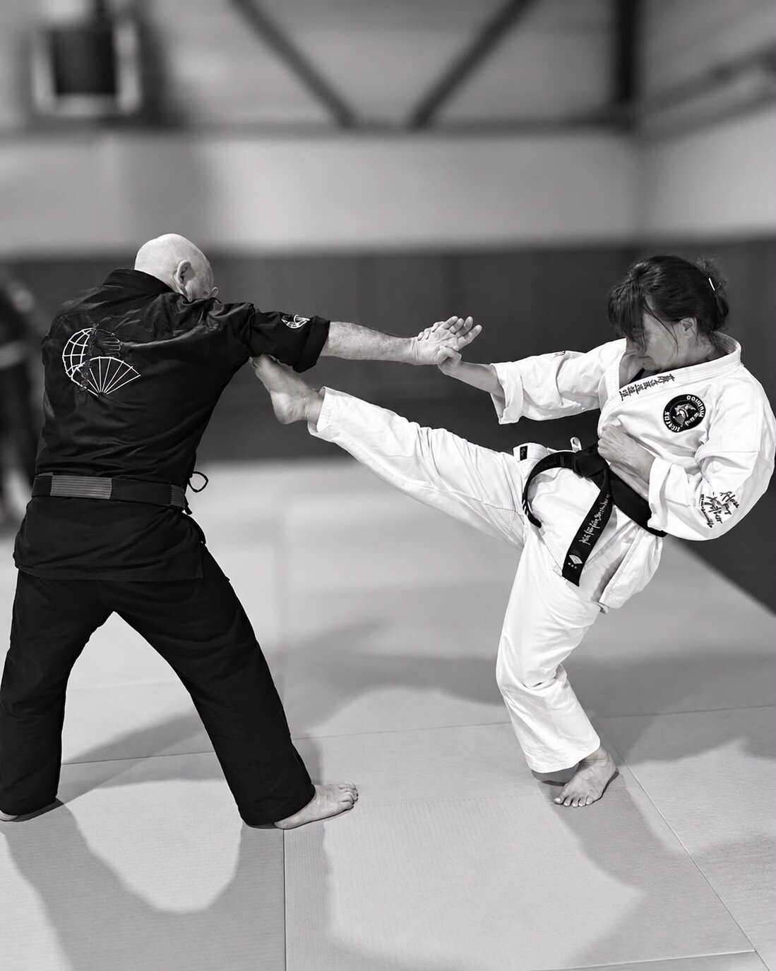 Erwachsene trainieren Selbstverteidigung im Goshindokan Liestal