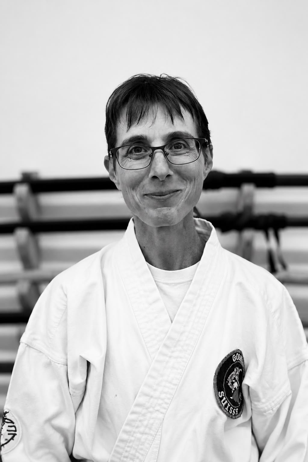 Trainerin des Goshindokan Liestal im Dojo